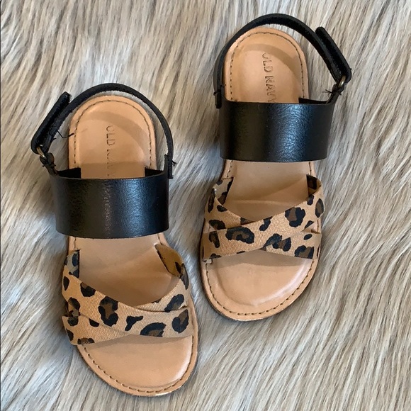 Old Navy Other - Old Navy Leopard Sandals - Toddler Girls 10